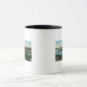 ブーズベイハーバーの空中表示 マグカップ (中央)