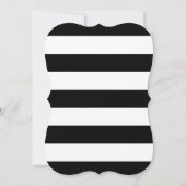 ブーズ幽霊白黒ハローウィンパーティ招待状 招待状 (裏面)