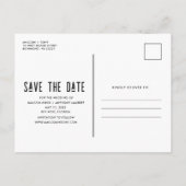 ブーズ、食べ物、バッドダンスおもしろいLGBTゲイ日付 案内ポストカード (裏面)