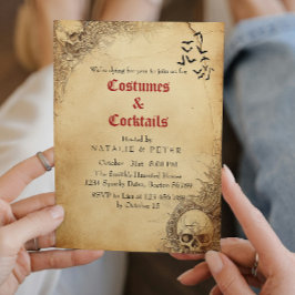 ブーセアンドブーゼIスカルハローウィンパーティ 招待状