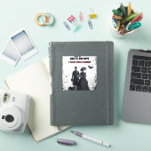 ブーゼとこうもりゴシック大人ハローウィンパーティ シール (iPadカバー)