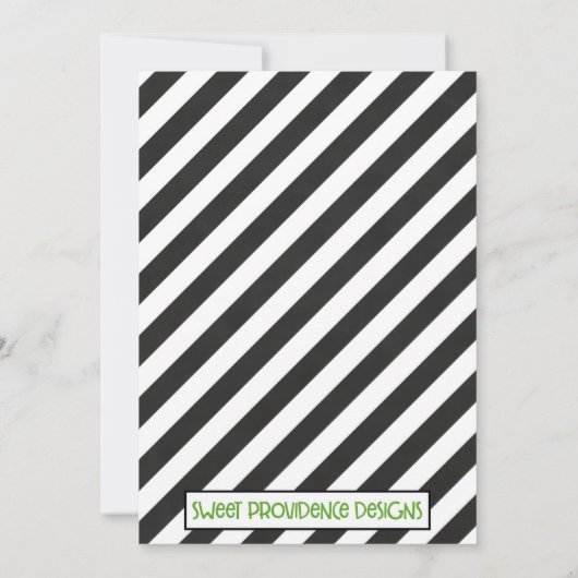 ブーゼまたはボースハローウィンパーティ 招待状 (裏面)