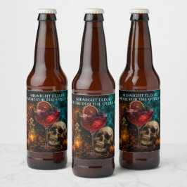 ブーゼ・ナイト ゴシック スカル コクテル ビールラベル