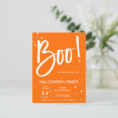 ブータイポグラフィオレンジハローウィンパーティ星 シーズンポストカード (スタンド正面)