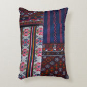 ブータカラフルン織物 アクセントクッション (正面(垂直))