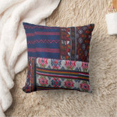 ブータカラフルン織物 クッション (ブランケット)