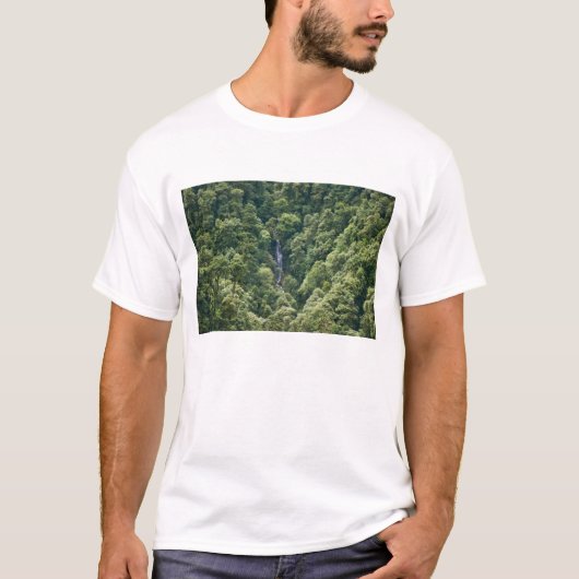 ブータンのマンジュ谷のヒマラヤ森林 Tシャツ (正面)