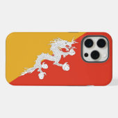 ブータンの国旗 Apple iPhone 15 Pro Max ケース (裏面横)