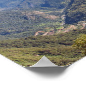 ブータンの平和な東山 – ヒマラヤ ポスター (角)