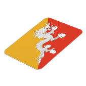 ブータンの旗を持つ愛国的な柔軟な磁石 マグネット (左側)