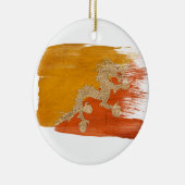 ブータンの旗 セラミックオーナメント (右)