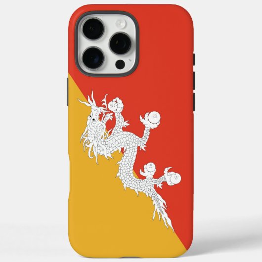 ブータンの旗 Apple iPhone 16 Pro Max カー Case-Mate iPhoneケース (裏面)