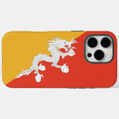 ブータンの旗 Apple iPhone 16 Pro Max カー Case-Mate iPhoneケース (裏面 (横))