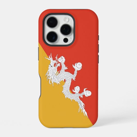 ブータンの旗 Case-Mate Apple iPhone 16 Pro iPhoneケース (裏面)