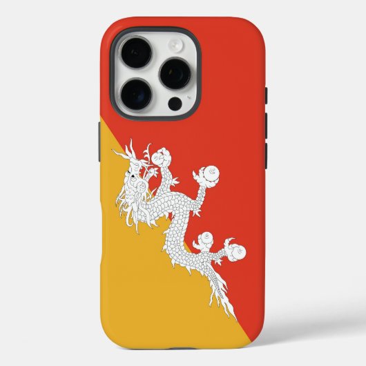 ブータンの旗 Case-Mate Apple iPhone 16 Pro iPhoneケース (裏面)