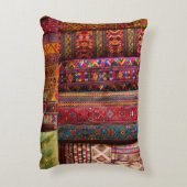 ブータンの織物を売り出す アクセントクッション (裏面(縦))