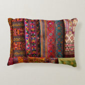 ブータンの織物を売り出す アクセントクッション (裏面)