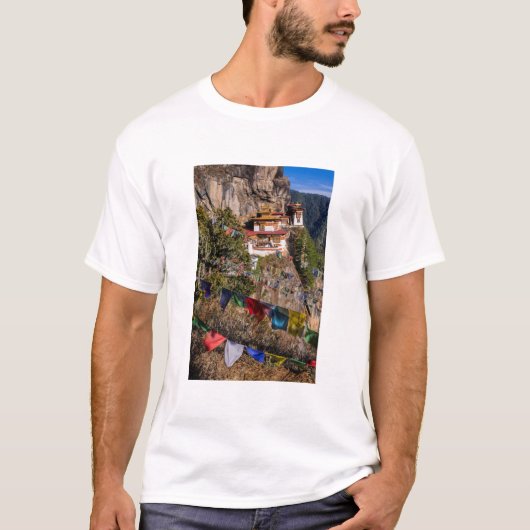 ブータンの虎の巣寺 Tシャツ (正面)