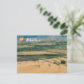 ブータンの農業景観 ポストカード (スタンド正面)