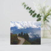 ブータンの道路 ポストカード (スタンド正面)