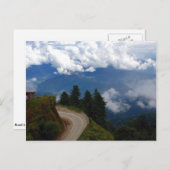 ブータンの道路 ポストカード (正面/裏面)