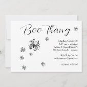 ブータンクリーモーススパイダーズハローウィンパーティ 招待状 (正面)