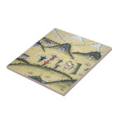 ブータンハウスとアーチェリー絵画 – ブータン タイル (側面)