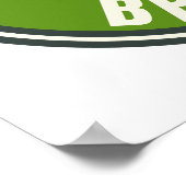 ブータンヒマラヤのエコツーリズムスロートラベルロゴ ポスター (角)