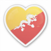 ブータンラブアイコン シール (正面)