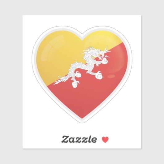 ブータンラブアイコン シール (シート)