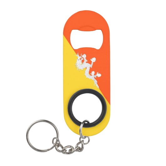 ブータン国家プライド愛国主義 キーホルダー栓抜き (正面)