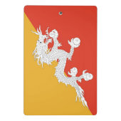 ブータン国旗のミニクリップボード ミニクリップボード (裏面)