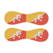 ブータン国旗を持つ愛国野球 野球ボール (パネル)