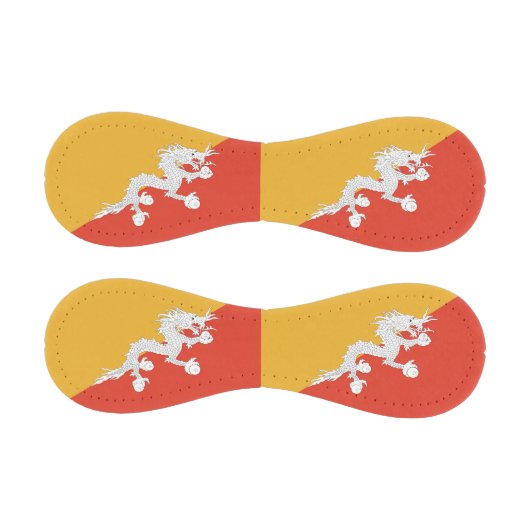 ブータン国旗を持つ愛国野球 野球ボール (パネル)