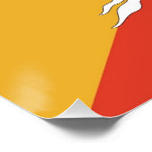 ブータン国旗を掲げた愛国的なポスター ポスター (コーナー)