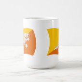 ブータン国旗マグカップ コーヒーマグカップ (中央)