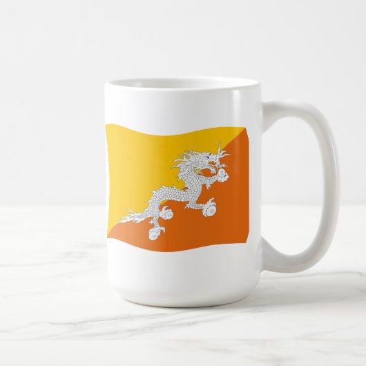 ブータン国旗マグカップ コーヒーマグカップ (右)