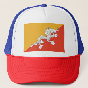 ブータン国旗 キャップ