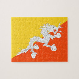 ブータン国旗 ジグソーパズル