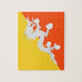 ブータン国旗 ジグソーパズル (縦)