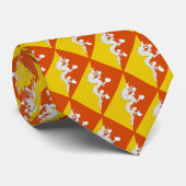 ブータン国旗 ネクタイ (ロール)