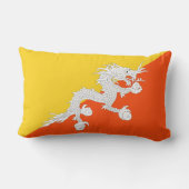 ブータン国旗(ブータン) (サンダー・ドラゴン) ランバークッション (裏面)