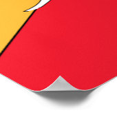 ブータン国旗 ポスター (角)