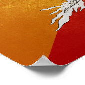 ブータン国旗 ポスター (角)