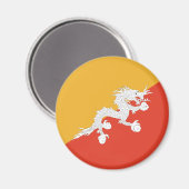 ブータン国旗 マグネット (正面/裏面)