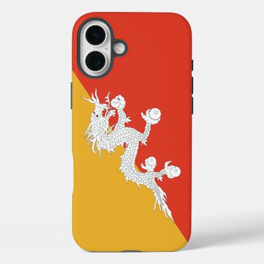 ブータン国旗 Apple iPhone 16 Plus Mate Case-Mate iPhoneケース (裏面)