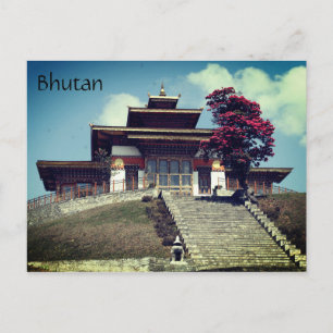 ブータン寺院 ポストカード