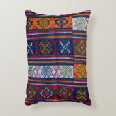 ブータン織物 アクセントクッション (正面(垂直))