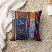 ブータン織物 クッション (ブランケット)