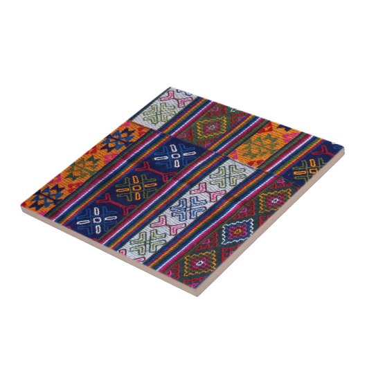 ブータン織物 タイル (側面)